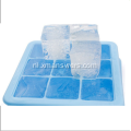 Aangepaste siliconen ijsblokjesvorm met deksels